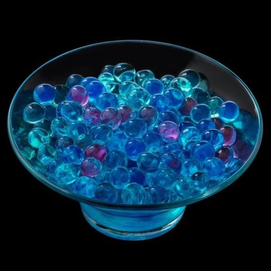 Lot De 60 000 Perles En Gel D'eau (perles D'hydrogel) Non Toxiques - Taille 9-11 Mm Après Trempage, Couleur Violette - 6