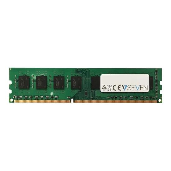 V7 Module de RAM pour Ordinateur de bureau - 8 Go - DDR3-1600/PC3-12800 DDR3 SDRAM - CL11 - Non Bufferisé