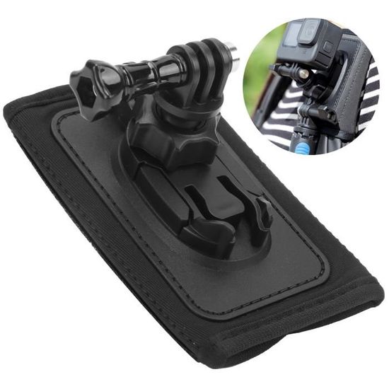 Clip Rapide Rotatif 360° Pour Sac à Dos - Support De Sangle Pour Accrocher Objets - Compatible GoPro Et Accessoires