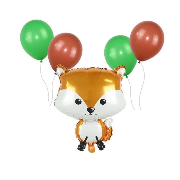 Décoration Anniversaire Thème Forêt JeVenis - Bannière, Ballons Animaux - Pour Fête Enfant