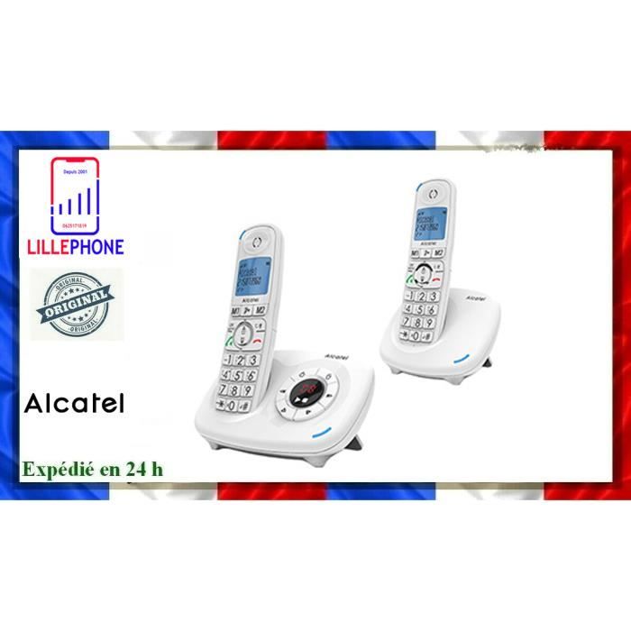 TELEPHONE FIXE ALCATEL XL575 VOICE DUO BLANC NEUF ORIGINAL FRANCE