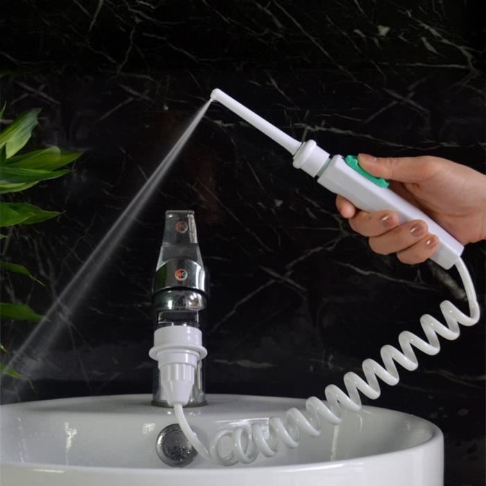 Eau dentaire Flosser robinet Oral irrigateur Jet d'eau fil dentaire irrigateur dentaire choisir Irrigation orale dents nettoyage Mac