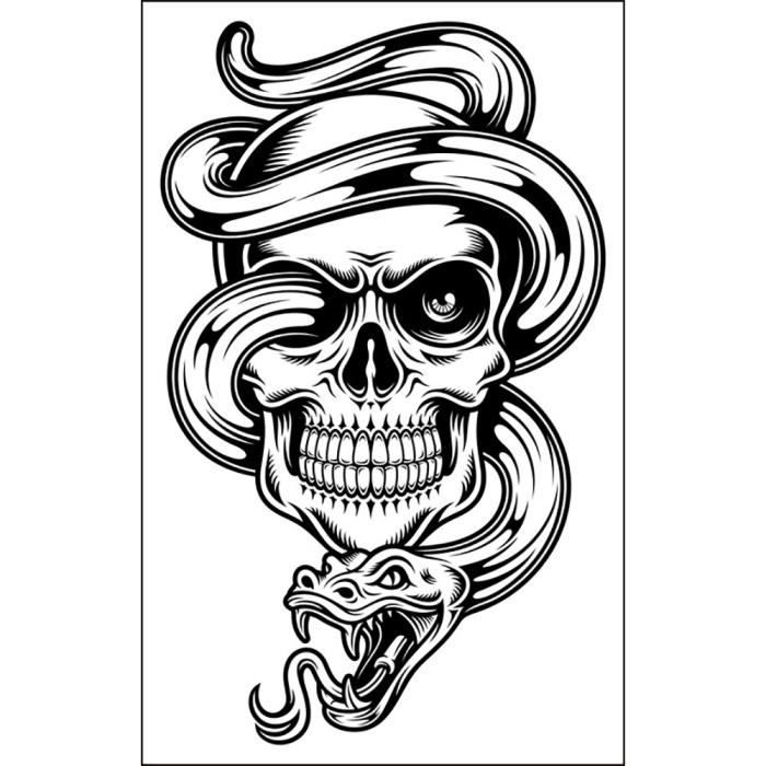 Halloween Tattoo protection de l'environnement Pâte non à l'toxic imperméable d'eau WLL80929016
