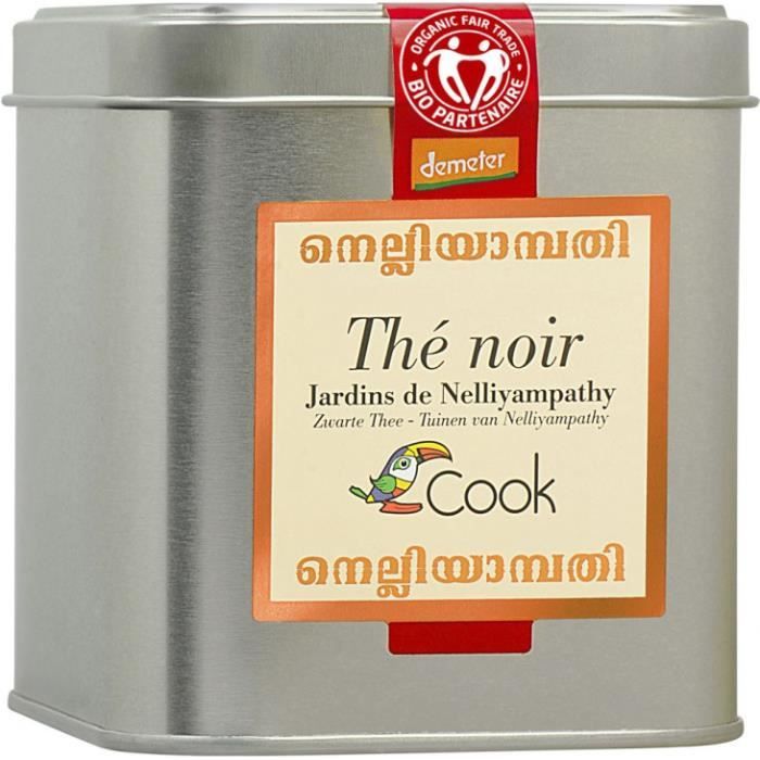 Cook The noir Nelliyampathy boite metal 180g