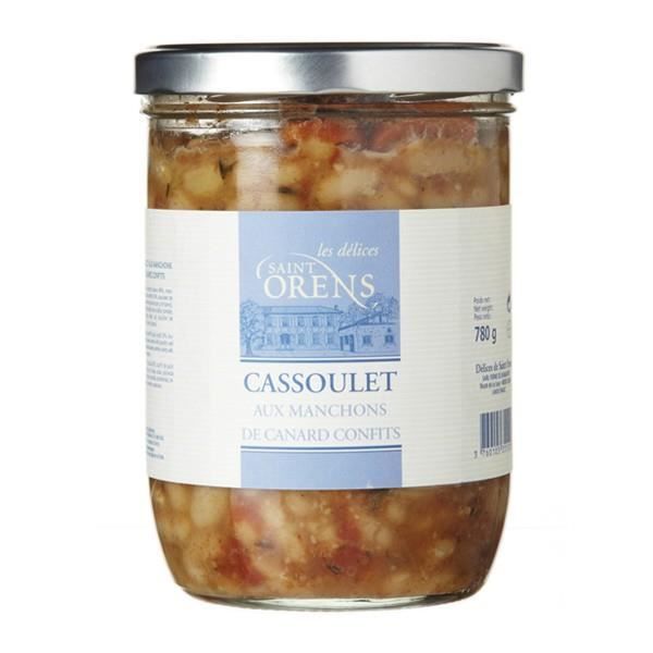Cassoulet aux manchons de canard confits Délices de Saint Orens 400 gr