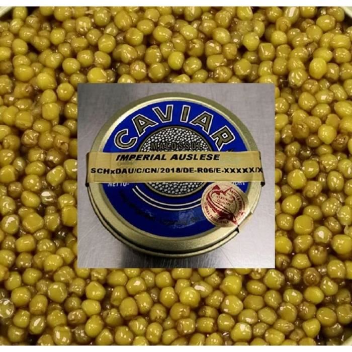 Imperial Caviar Selection 500g - au goût de beurre léger et raffiné (également disponible en bidons de 50, 100, 125, 250 et 1000g)