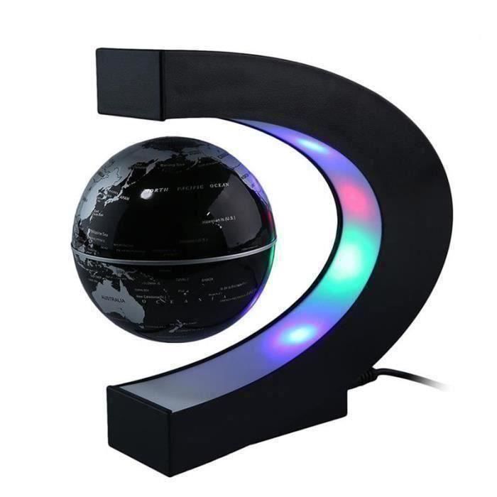 ZN*Globe Flottant Levitation magnetique avec lumiere LED Noi