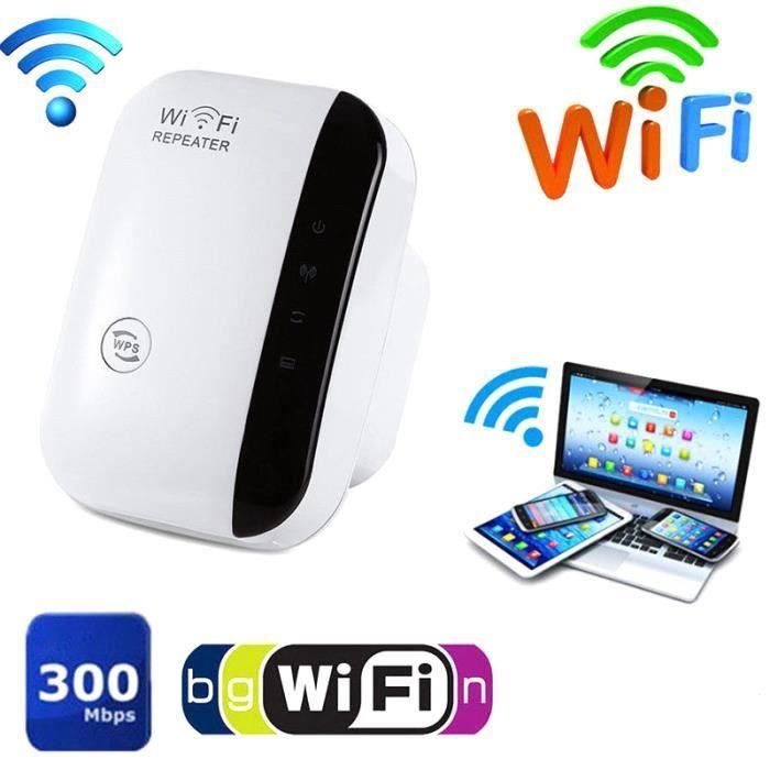 GZ*Prolongateur de portée WiFi Super Booster 300 Mbps Superboost Augmentation de la vitesse Répéteur WiFi sans fil