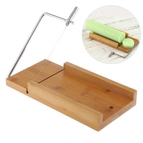 Accessoires de cuisine,Outils de coupe de savon en bois également pour gâteau bougie chocolat nourriture coupe pain - Type Marron #A