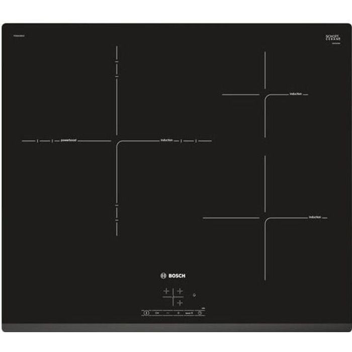 Plaque à Induction BOSCH PID631BB1E 7400W 60 cm Noir