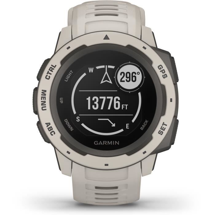GARMIN Instinct - Montre GPS connectée - Grise