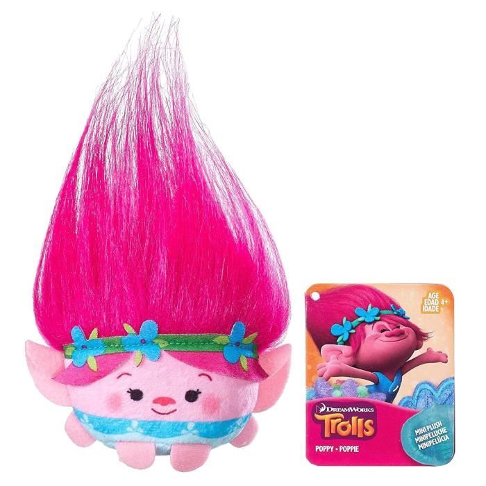 Mini-peluche Poppy - DreamWorks Trolls aille Unique Coloris Unique