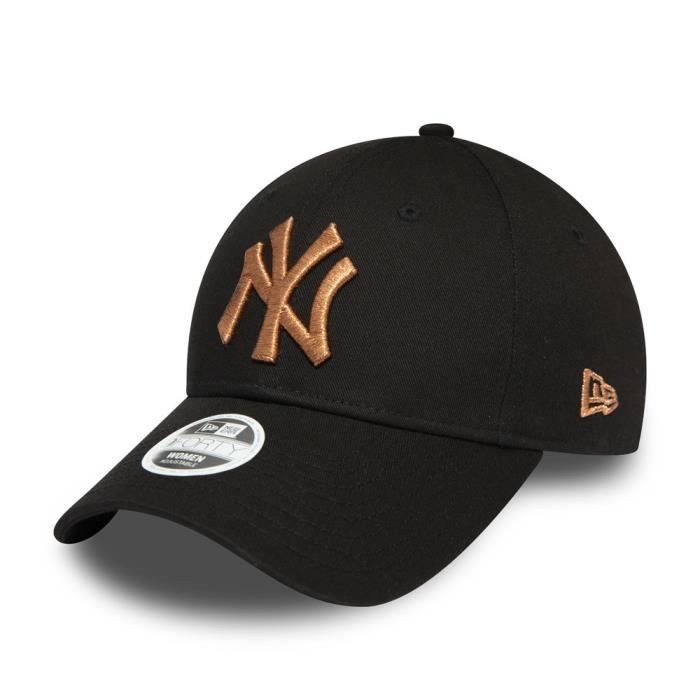 NEW ERA, Wmns metallic logo 9forty neyyan, Blk