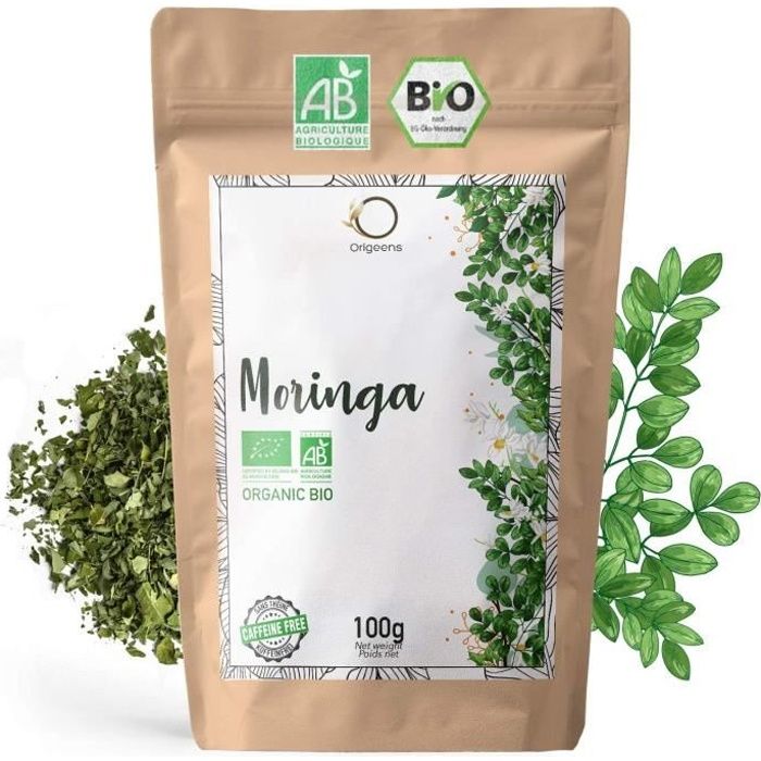 Infusion BIO Feuilles de Moringa - 100g - En vrac