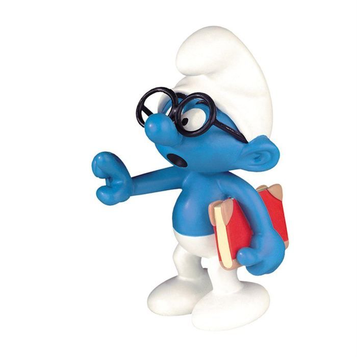 Plastoy - 00157 - Le Schtroumpf a lunettes