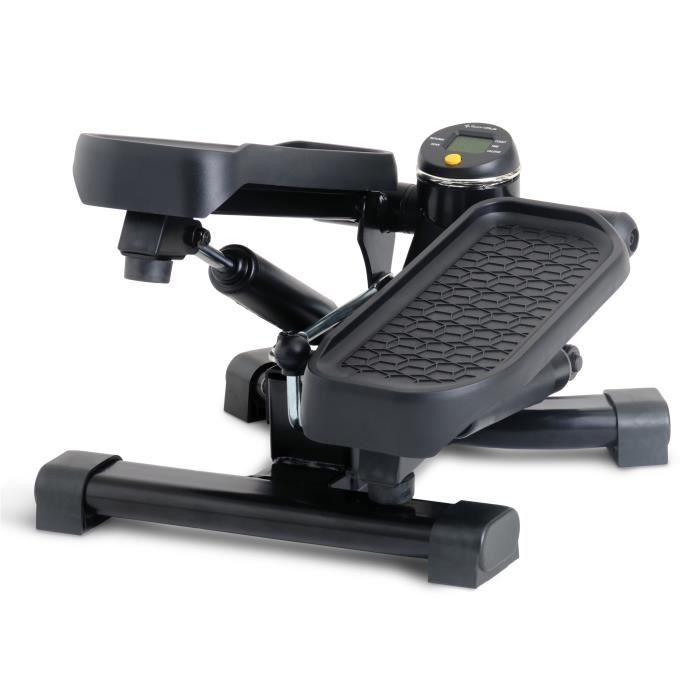 SportPlus Mini stepper SP-MSP-005-B avec technique de commutation, stepper swing et stepper de haut en bas en un seul appareil
