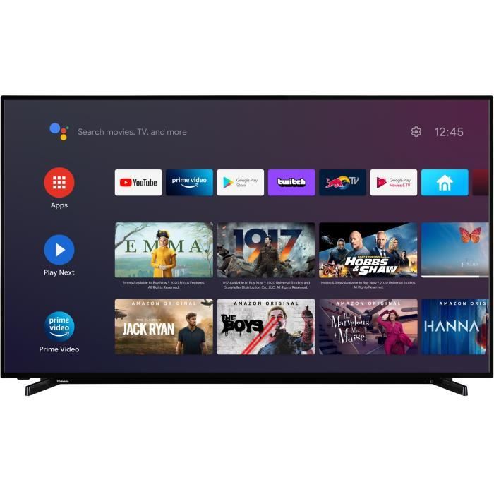 TOSHIBA 65UA2263DG - TV LED 65'' (164cm) - UHD 4K - Dolby Vision - Android TV - 3 X HDMI