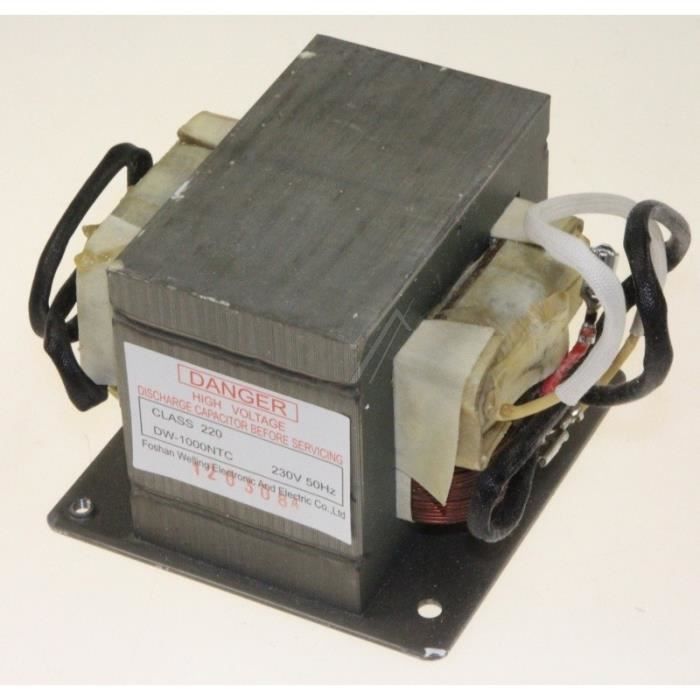 Transformateur haute tension pour micro ondes WHIRLPOOL 4928240 - JT359 480120101605 0111787J JT - BVMPièces