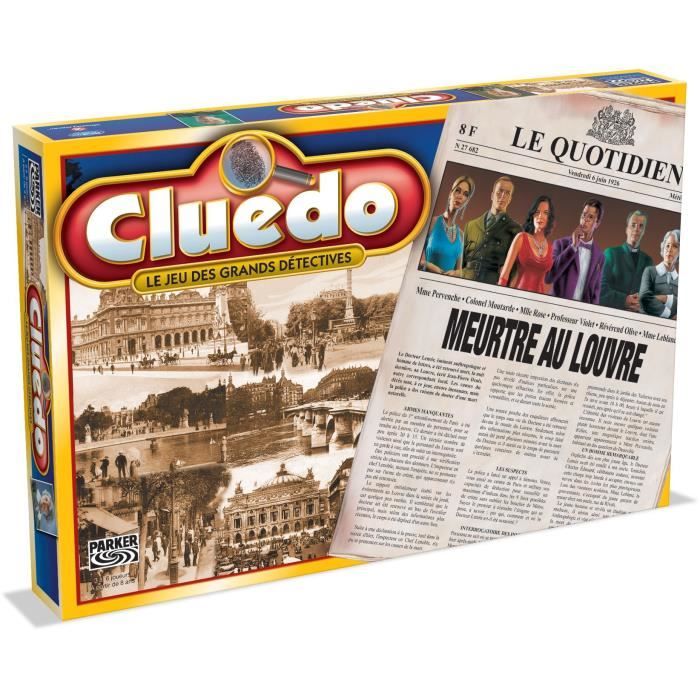 Cluedo Meurtre au Louvre - Jeu de société - HASBRO