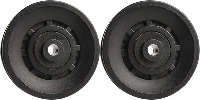 sourcing map 70mm Roulement Poulie Roue Câble Fitness Équipement Accessoires 2pcs