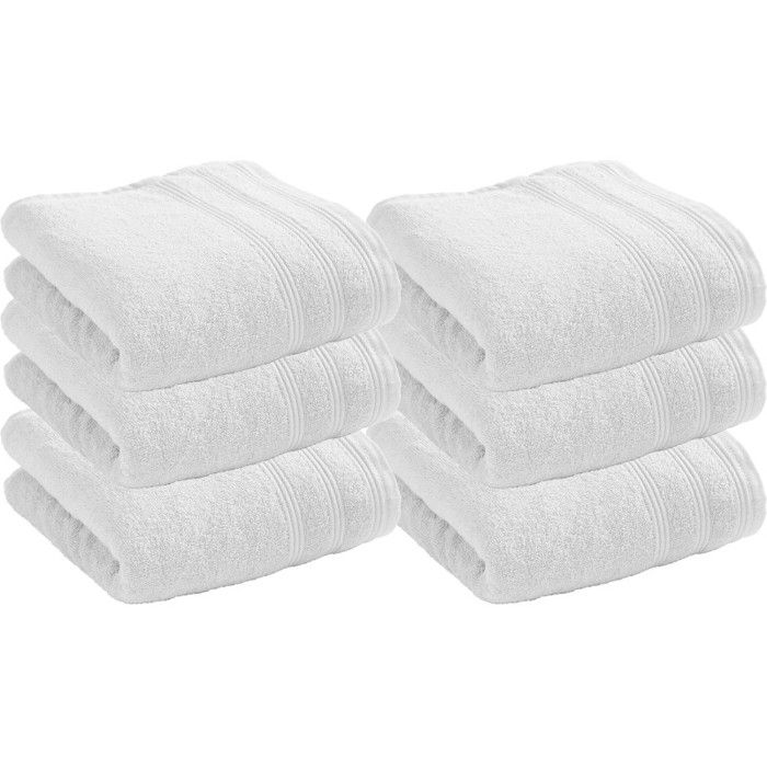 UNIVERSDECOR Draps De Bain éponge "Spa" | Lot De 2 | 90x150 Cm - 400 G/m² | 100% Coton | Grande Absorption - 4