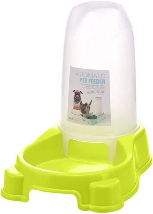 Distributeur Croquettes pour Chat/Chien,Croquette Chaton Boite à Croquettes Chats/Chiens Accessoire (Vert)
