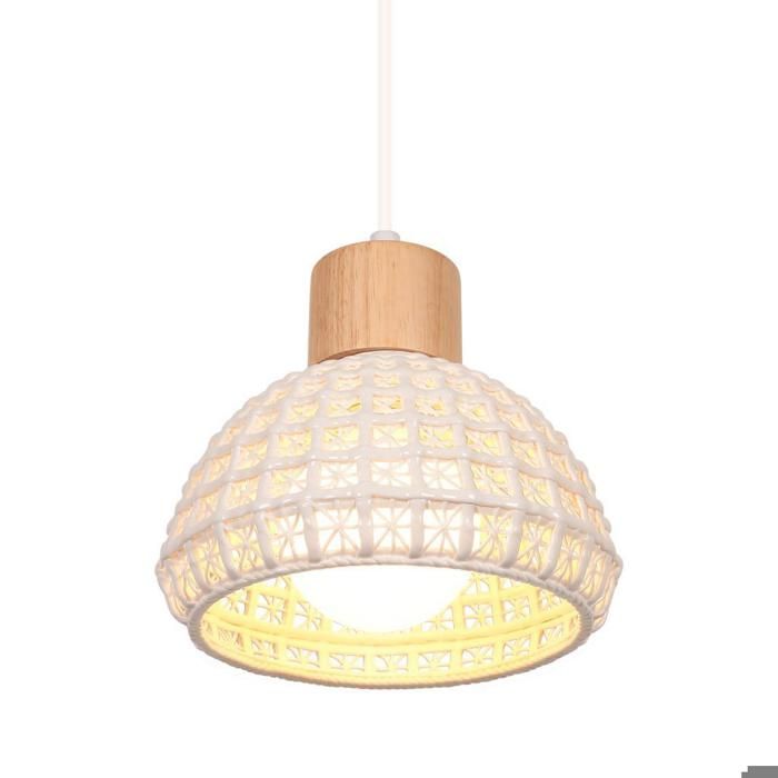 iDEGU Moderne Lustre Suspension Créatif Lampe Luminaire Industriel en Céramique Style Nordiqque pour Salon Chambre