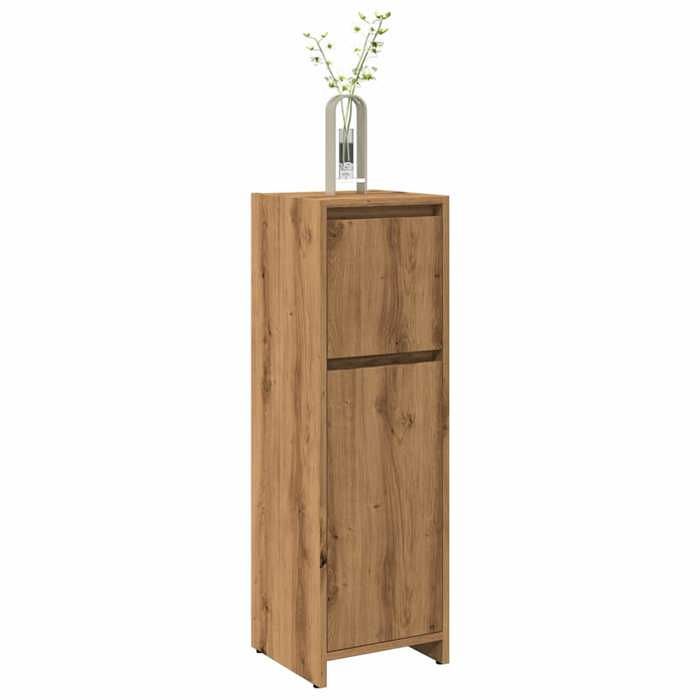 vidaXL Armoire de bain chêne artisanal 30x30x95 cm bois dingénierie meuble de salle de bain armoire à pharmacie armoire 856062