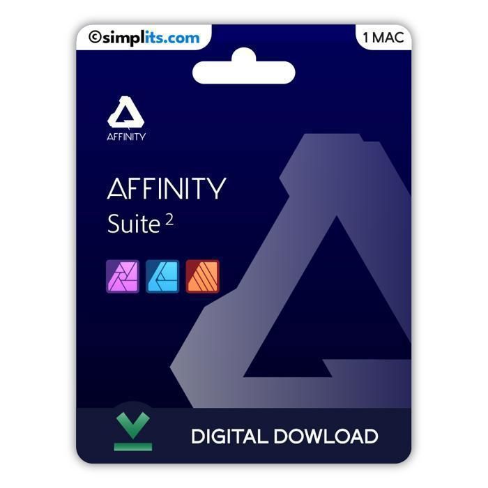 Affinity Suite 2025 v2.6 (Mac) – Activation Perpétuelle – À télécharger – 1 Mac – Non compatible Windows