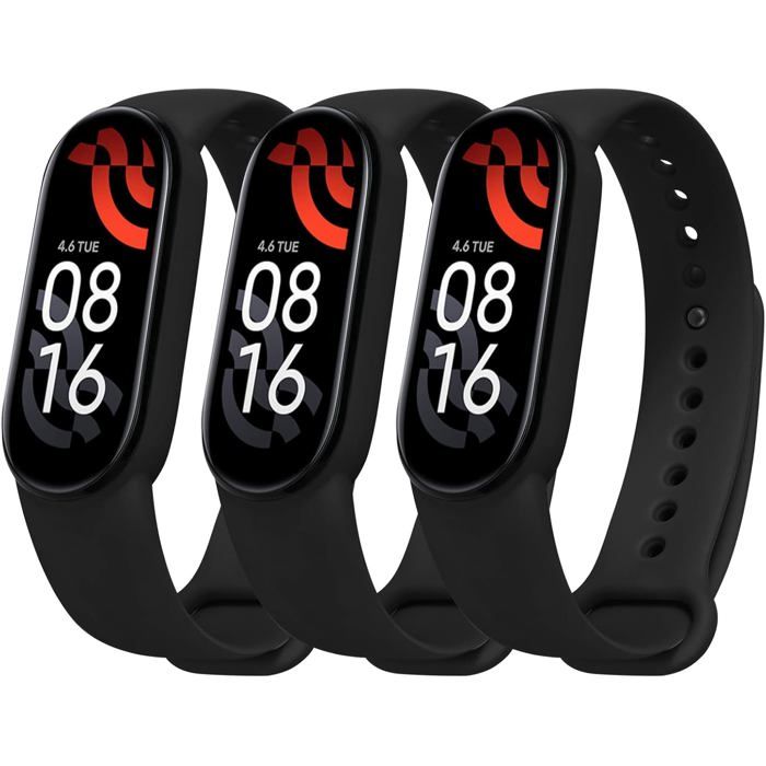 Bracelet pour Xiaomi Mi Band 5/Xiaomi Mi Band 6/7 / 4/3 Bracelets de Remplacement Xiaomi Bracelet de Montre en Nylon Tricoté