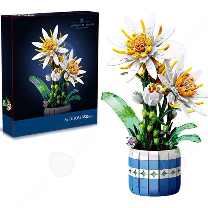 Jouets Brique de Construction Cadre Fleur Tournesol 666 Pièces 23x19cm Jeux Décoration Maison - NEUF - Jeux & Jouets
