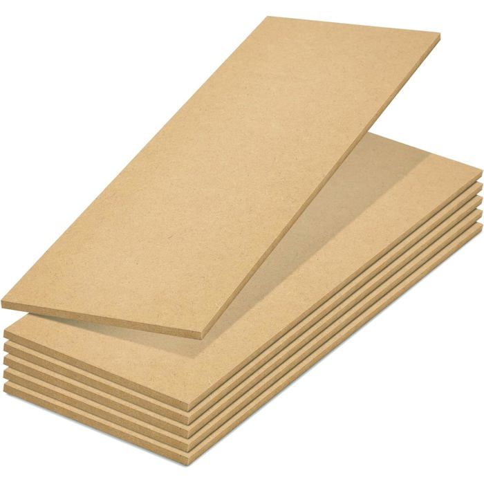 Planches Rectangulaires En Bois Brut - Lot De 12, 20x4x0.3cm, Pour Peinture, Artisanat DIY