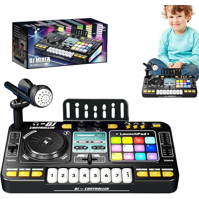 Platines DJ pour Enfant | Table DJ Bebe | Ensemble Musical pour Bébé ...