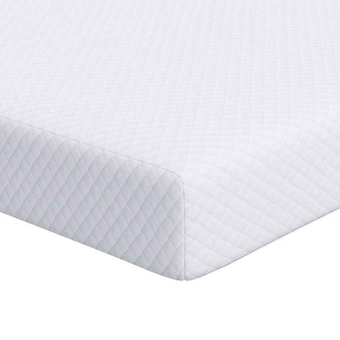 Surmatelas en mousse à mémoire de forme - vidaXL - 200x200x10 cm - Blanc - Tissu jacquard - Mousse haute densité Surmatelas en mousse à mémoire de forme - vidaXL - 200x200x10 cm - Blanc - Tissu jacquard - Mousse haute densité