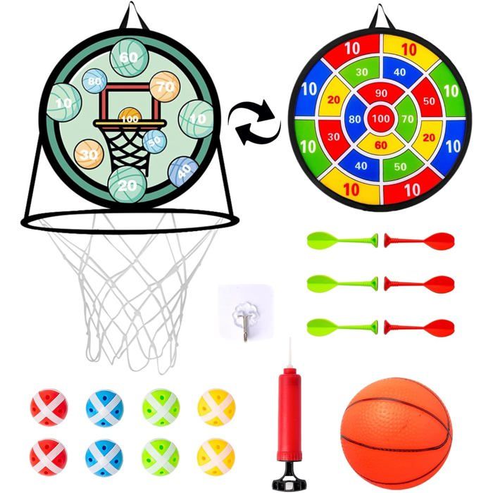 Cible Fléchettes Velcro 36 Cm SUN And SPORT : King Jouet, Nerf Et Jeux De Tirs SUN And SPORT