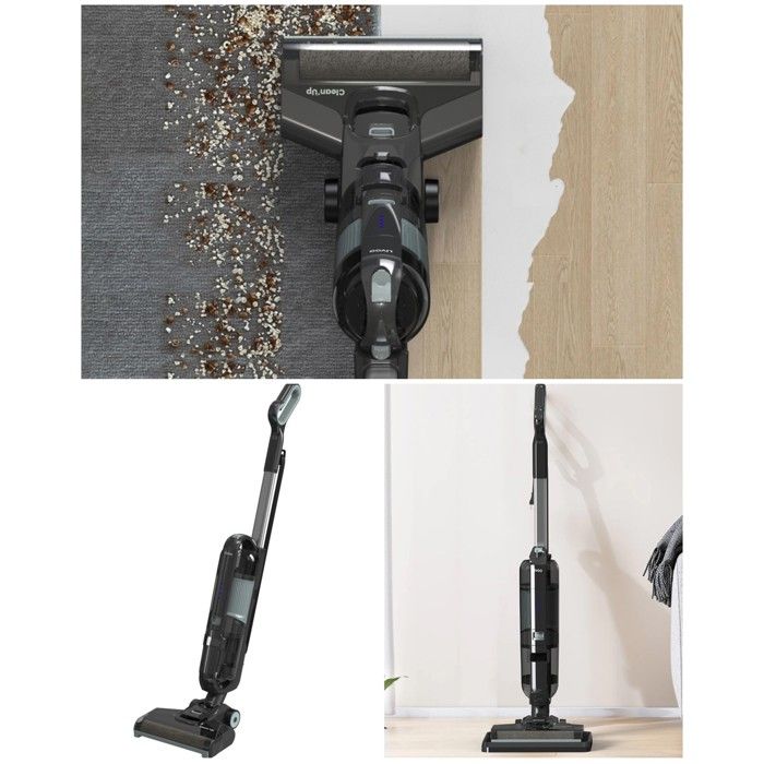 Aspirateur balai laveur - LIVOO - 600W - 2 en 1 - 15 kPa - Autonettoyage - Livoo