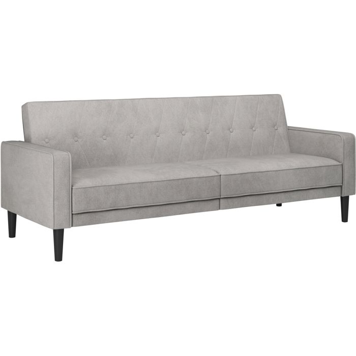Canapé Avon 3s Tissu Gris Clair Canapé Avon 3s Tissu Gris Clair