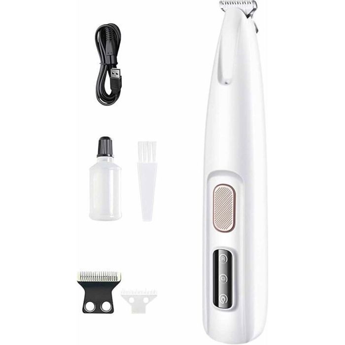 Coupe-griffes pour animaux tondeuse électrique silencieuse et étanche pour chiens pour une coupe précise et douce des griffes d