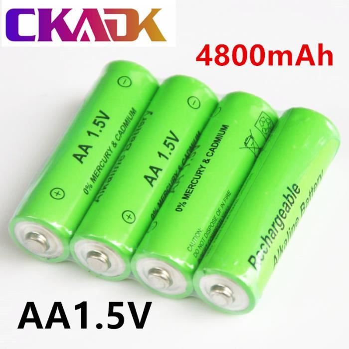 Piles Rechargeables BONAI 12xAA Et 12xAAA - Ni-MH Haute Capacité 2800/1100mAh - Faible Autodécharge, 1200 Cycles