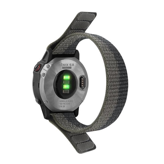 Type 16 26mm Fenix 7X-Bracelet de montre en nylon pour Garmin Fenix,  bracelet à dégagement rapide, - Cdiscount Téléphonie