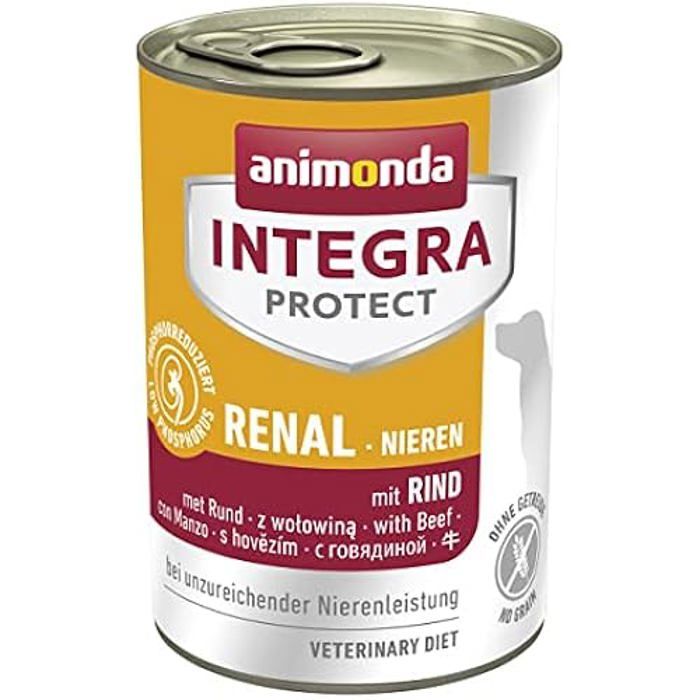 Nourriture humide pour chien - Animonda - Integra Protect - Insuffisance rénale - Bœuf - 6 x 100g