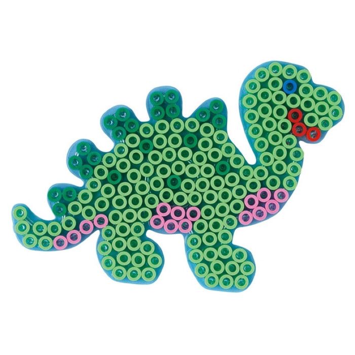3144 Bo/îte Grand Mod/èle Perles /à Repasser Hama Loisirs Cr/éatifs Les Dinosaures Taille Midi