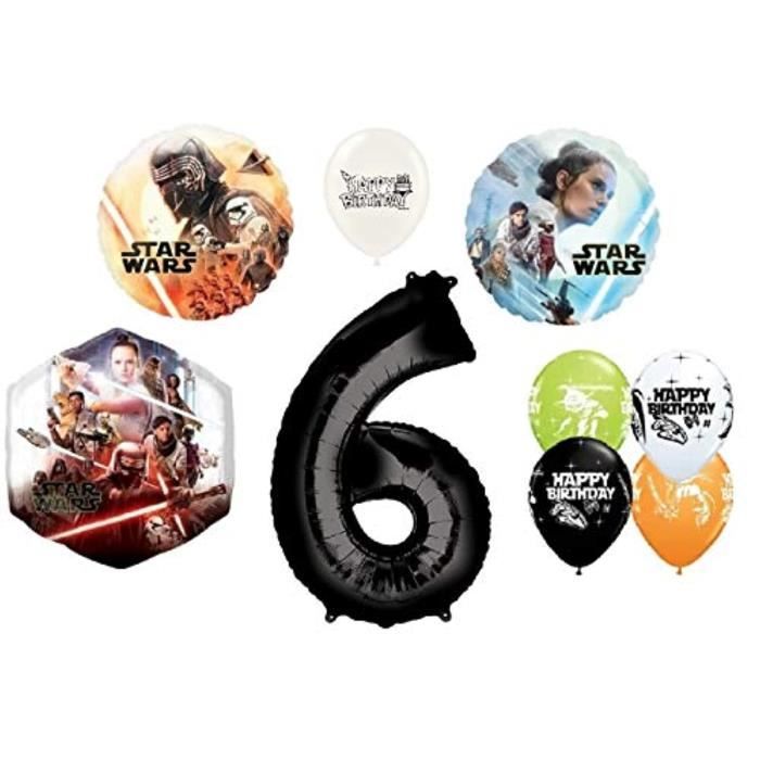 Table Activite Jouet D Activite Rczaf Star Wars Episode Rise Of Skywalker Bouquet De Ballons De Fete De Joyeux Anniversaire Noir Achat Vente Ballon Decoratif Soldes Sur Cdiscount Des
