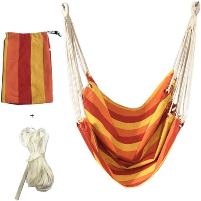 CHAISE HAMAC SUSPENDU Siège Suspendu Balançoire Suspendue Avec Coussin Pour La T EUR 86,83