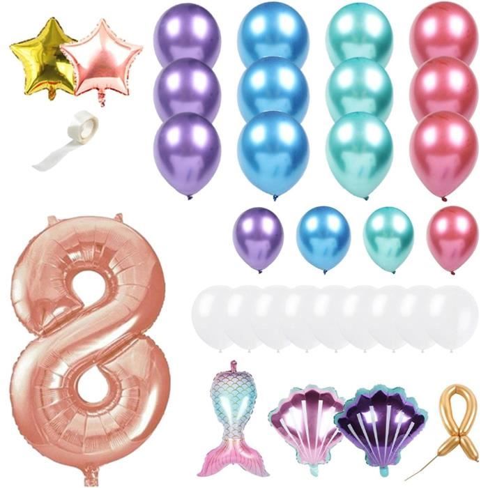 Ballon Banderole One Chiffre Numéro 1 Rose Premier Anniversaire