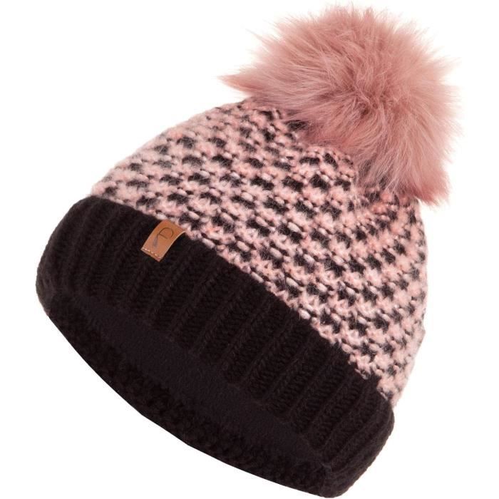 Faera Bonnet D'Hiver Chaud Doublé Avec Fourrure