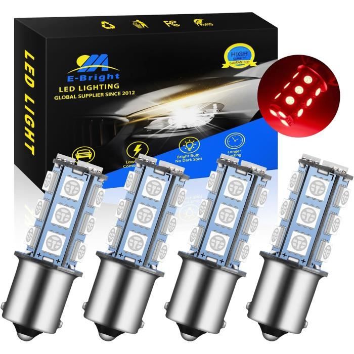 BAU15S Ampoule LED ORANGE PY21W pour Voiture 9 SMD Clignotants Extra 1156  2PCS - Cdiscount Auto
