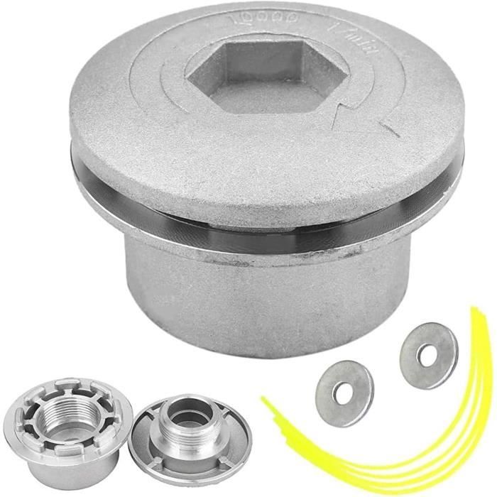 Tête De Ligne En Aluminium XiXiRan 4 Lignes - Tête Coupe Bordure Universelle Pour Débroussailleuse, Robuste Et Facile à Installer