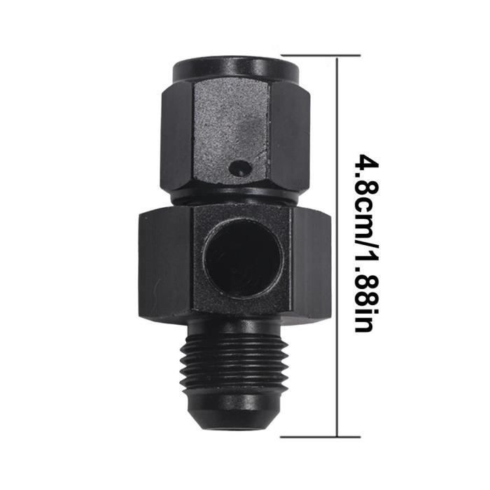 Adaptateur EFI En Aluminium Anodisé Noir Pour Port D'alimentation De