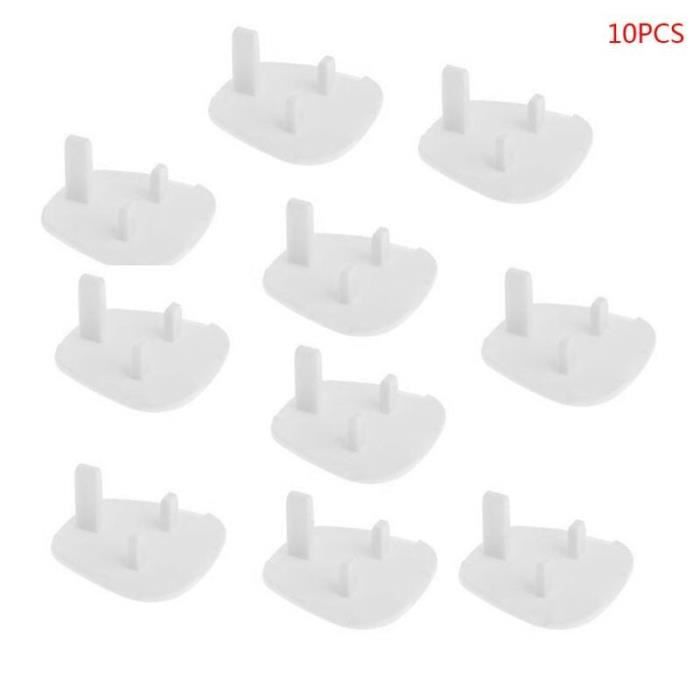 Lot De 30 Cache-prises Sécurité Enfant Blancs - Protection Enfichable Pour Prises Standard, Installation Facile